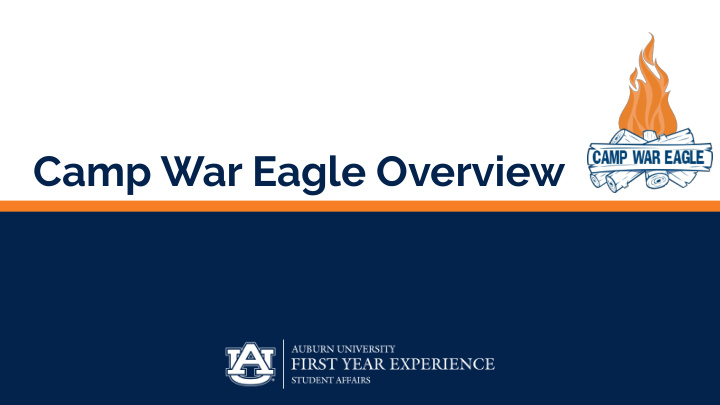 camp war eagle overview meet the camp war eagle team