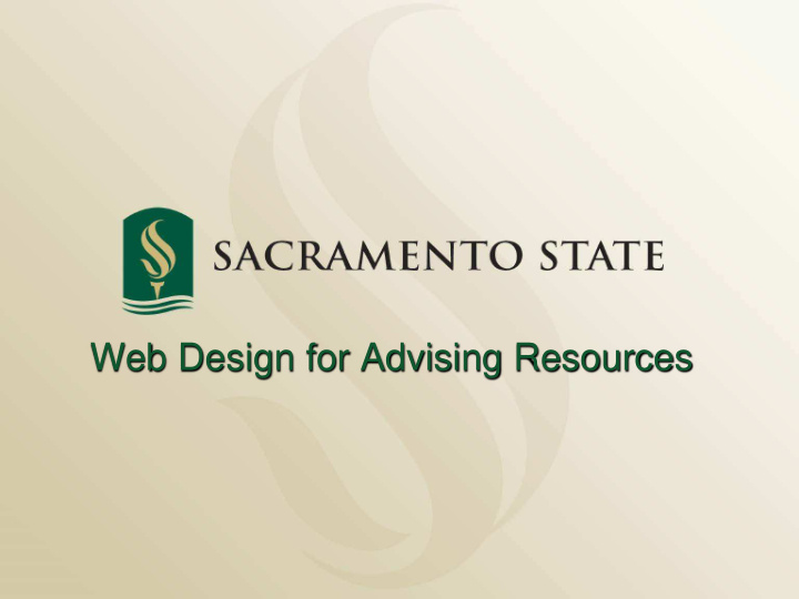 web design for advising resources web design for advising