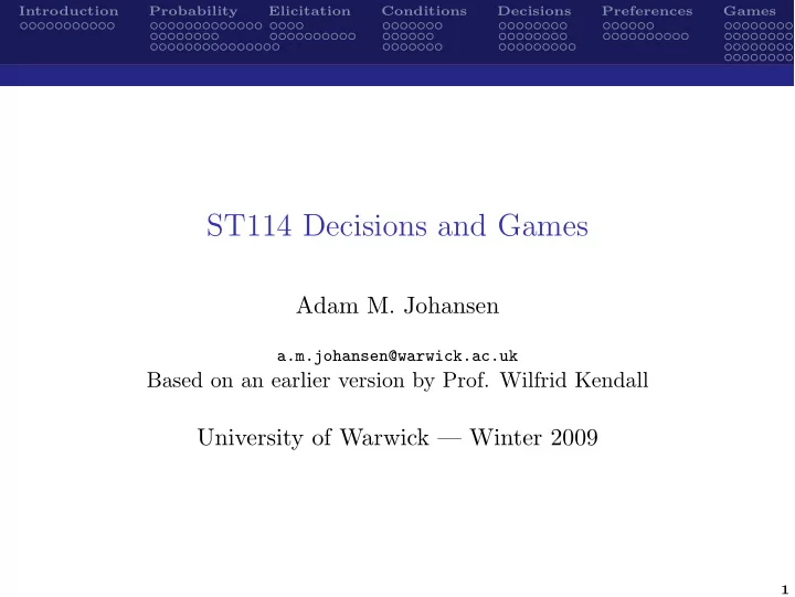 st114 decisions and games