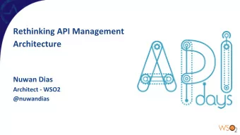 API Gateway  API Gateway  Gateway  ESB  At present tooling for API