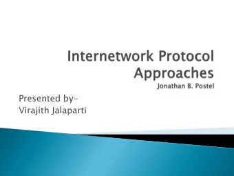 Presented by-  Virajith Jalaparti  Inter-Process  Gateway  Open Systems Architecture