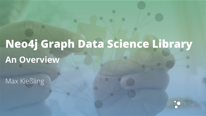 neo4j graph data science library