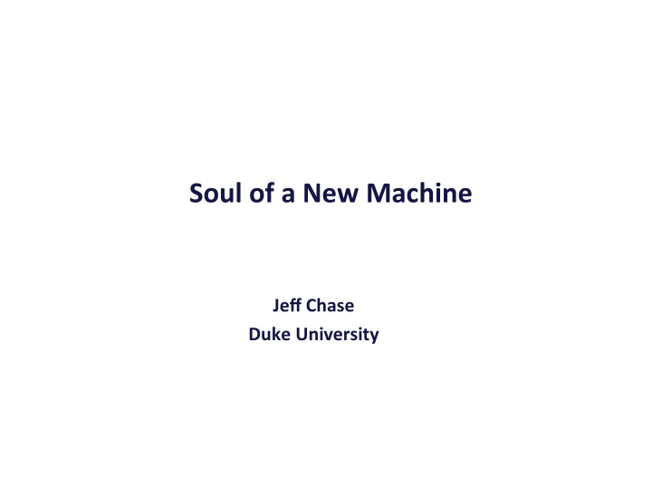 soul of a new machine
