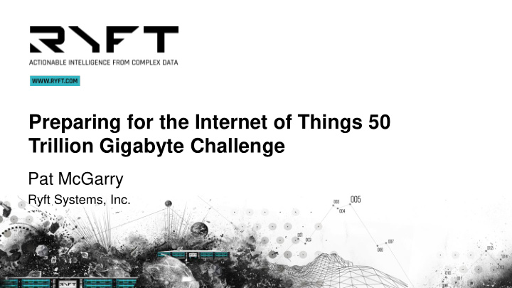 preparing for the internet of things 50