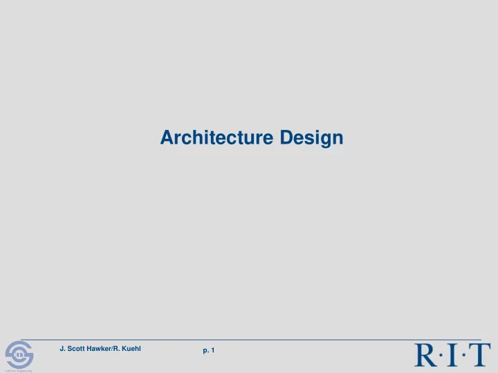 architecture design