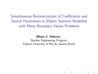 Simultaneous Reconstruction of Coefficients and  Source Parameters in Elliptic Systems Modelled