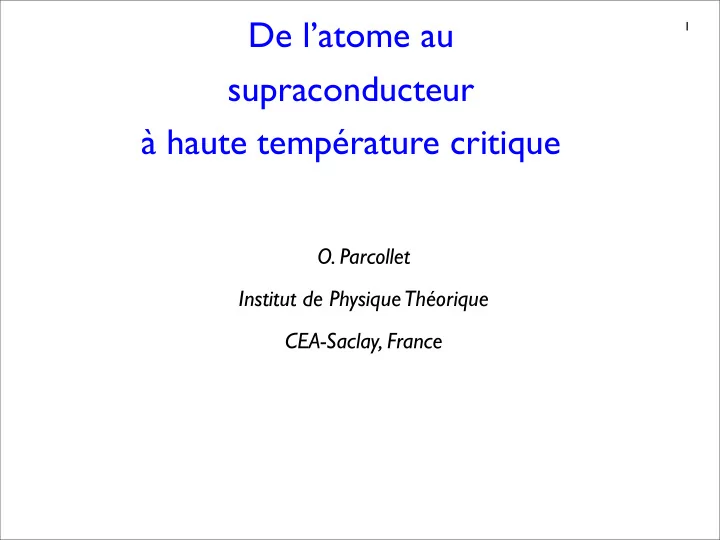 de l atome au