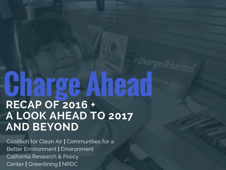 charge ahead