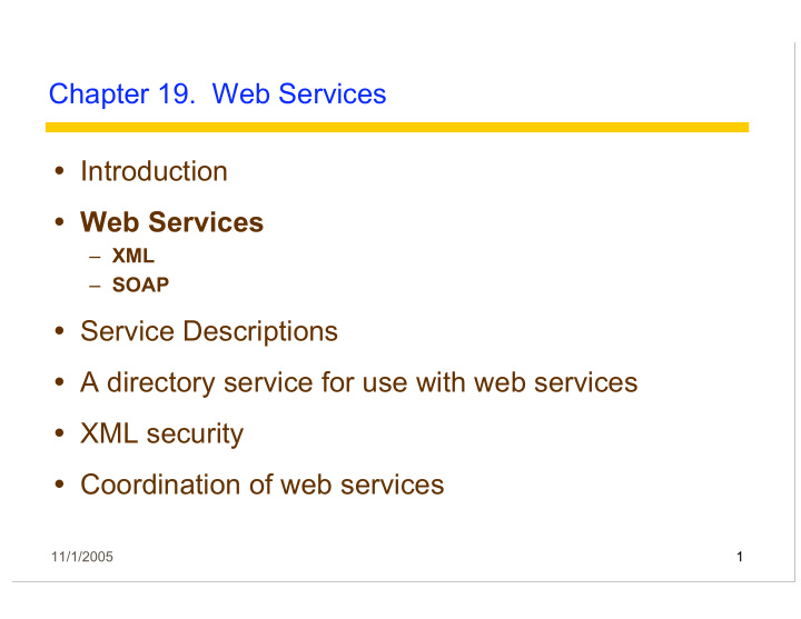 chapter 19 web services introduction web services