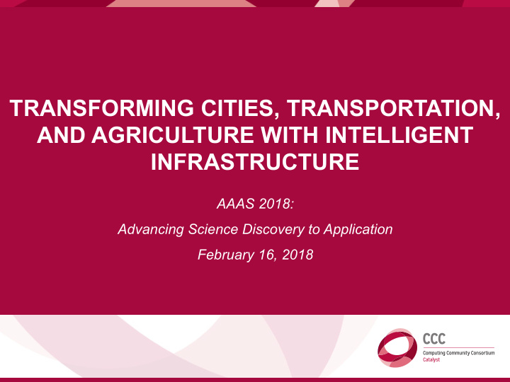 transforming cities transportation and agriculture with