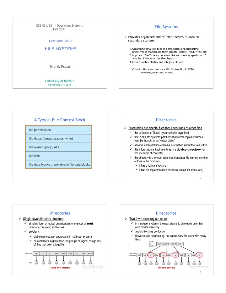file systems