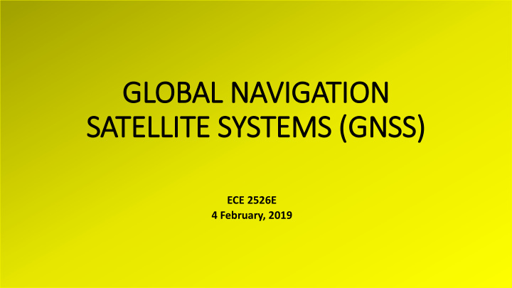 global navigation