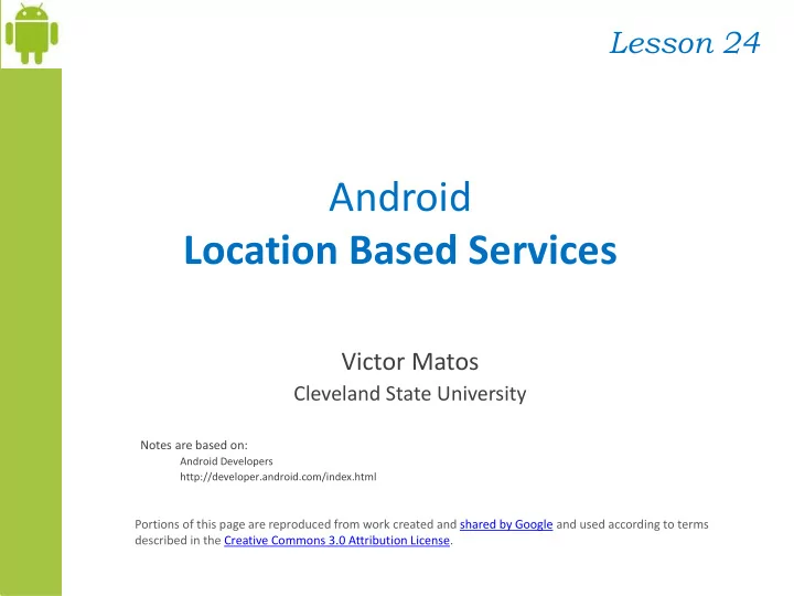 victor matos cleveland state university notes are based