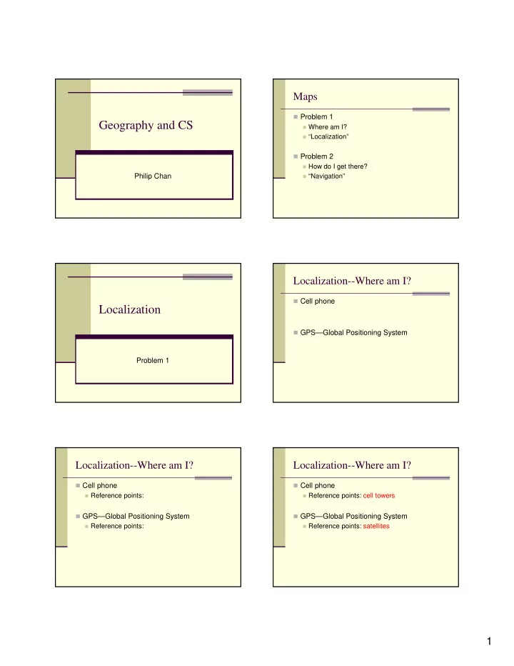 geography and cs