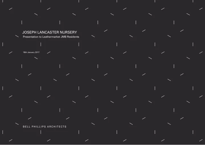 joseph lancaster nursery