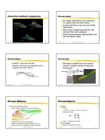 1  Streamtube example  Streamtube example   6 streamlines   6 streamlines   Streamline