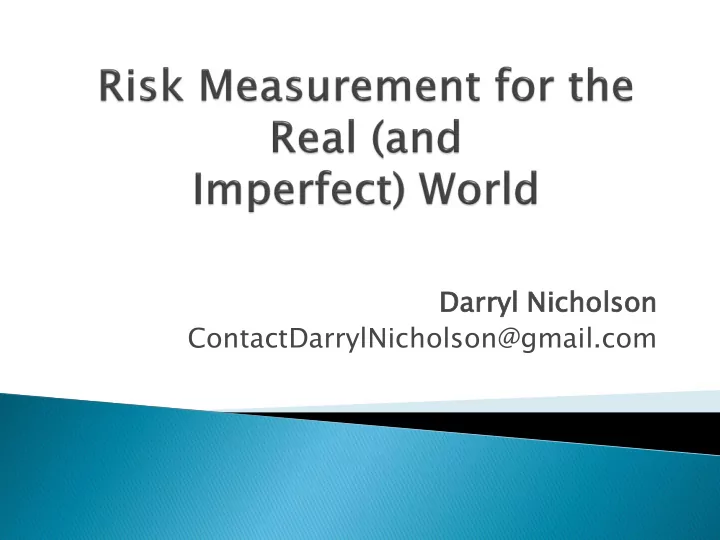 darry ryl nicholson olson
