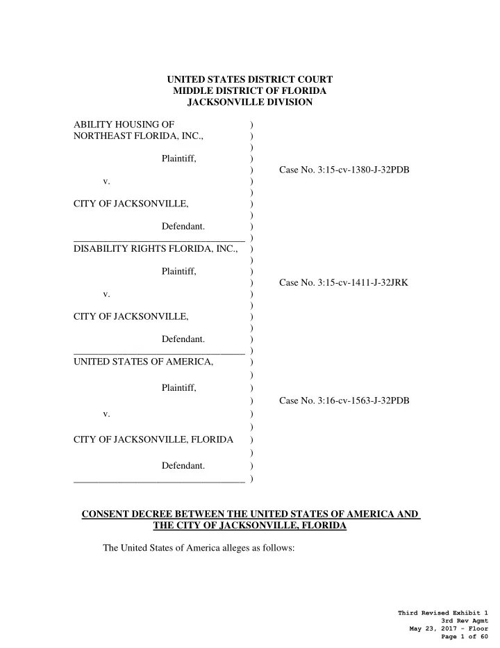 united states district court middle district of florida