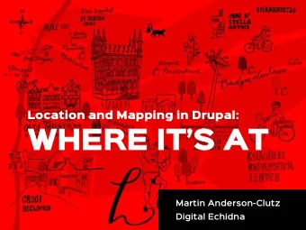 WHERE ITS AT  WHERE ITS AT  Martin Anderson-Clutz  Digital Echidna  What This Presentation IS