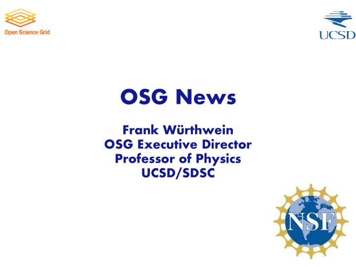 osg news