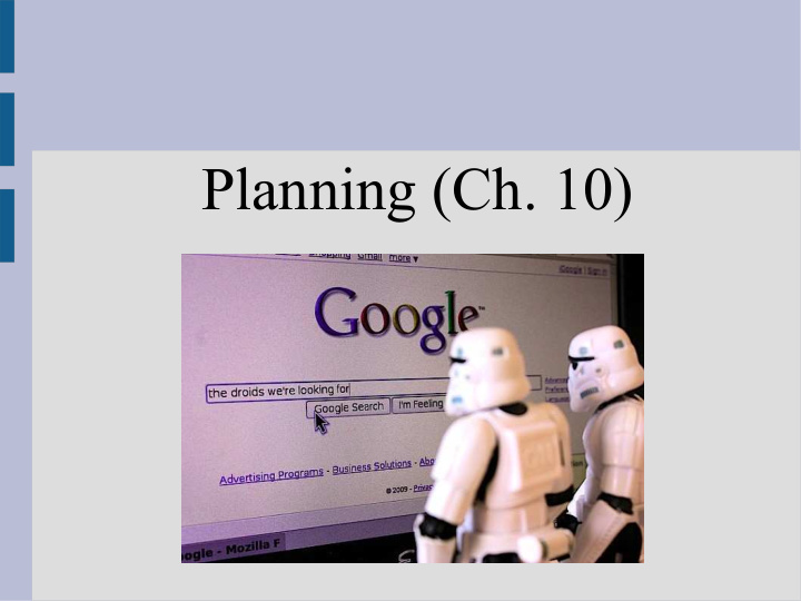 planning ch 10 planning