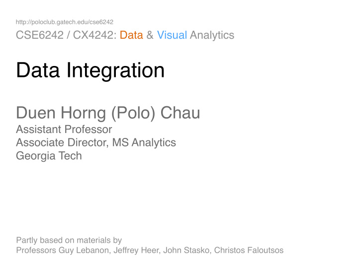 data integration