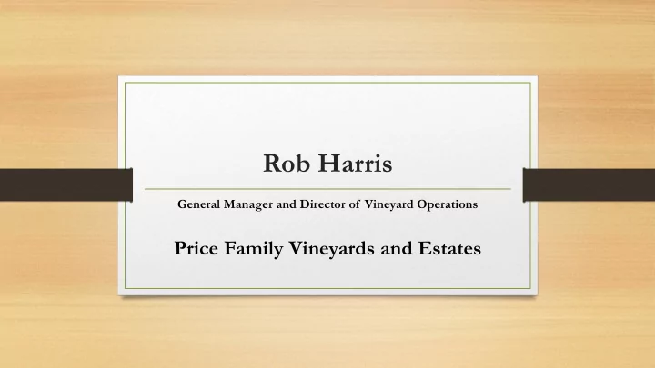 rob harris