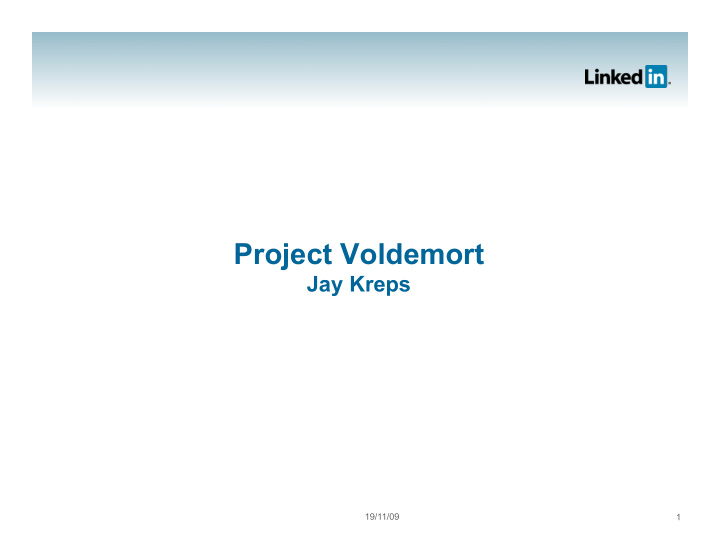 project voldemort