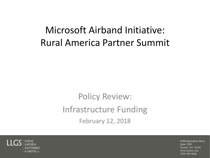 microsoft airband initiative rural america partner summit