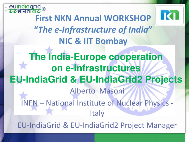 the india europe cooperation on e infrastructures eu