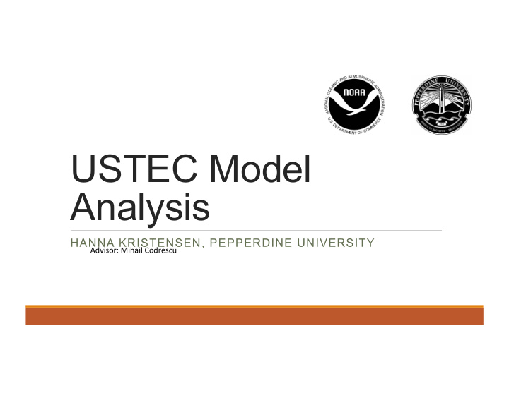 ustec model analysis