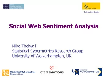 SentiStrength  Detect positive and negative sentiment strength in short informal text n
