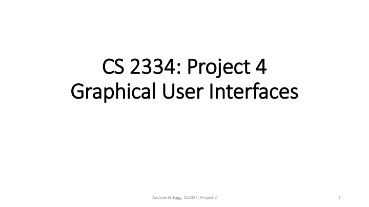 cs 2334 proje ject 4