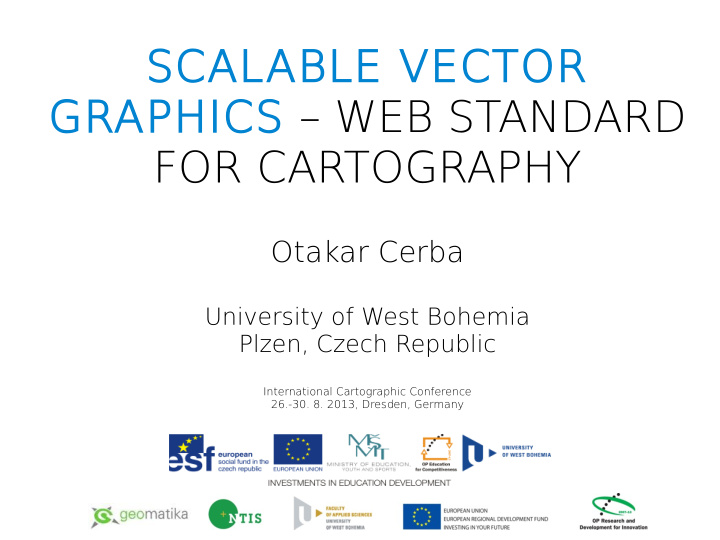 scalable vector graphics web standard for cartography
