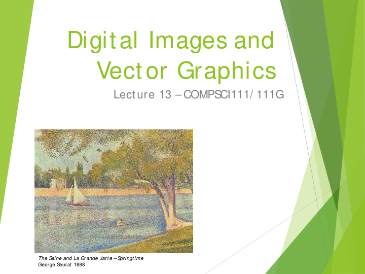 digital images and vector graphics