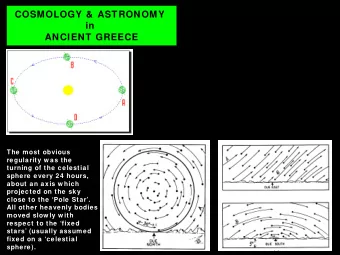 COSMOLOGY &amp;  ASTRONOMY  telescopes, but they did some have  in  access to very old Egyptian