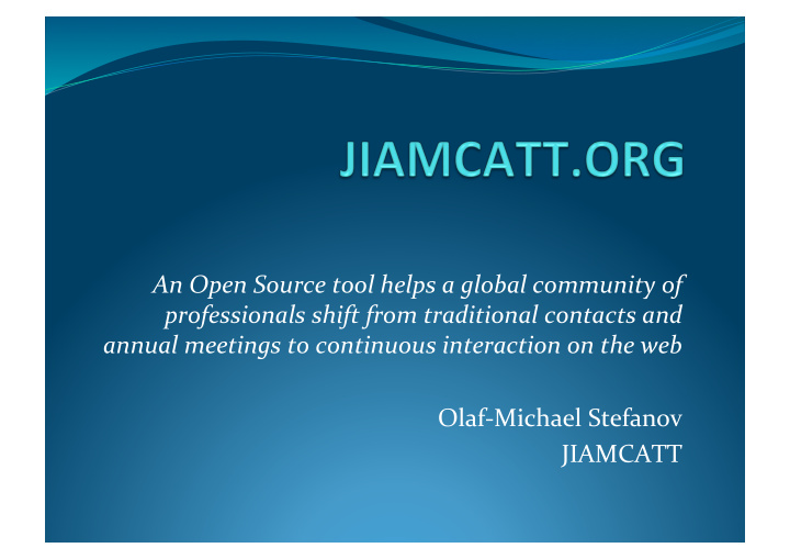 an open source tool helps a global community of