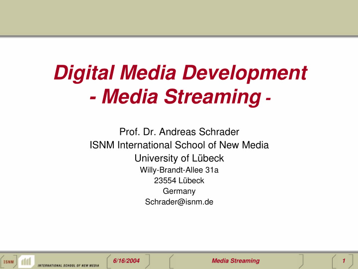 digital media development