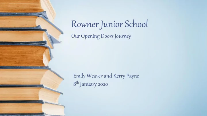 rowner junior school