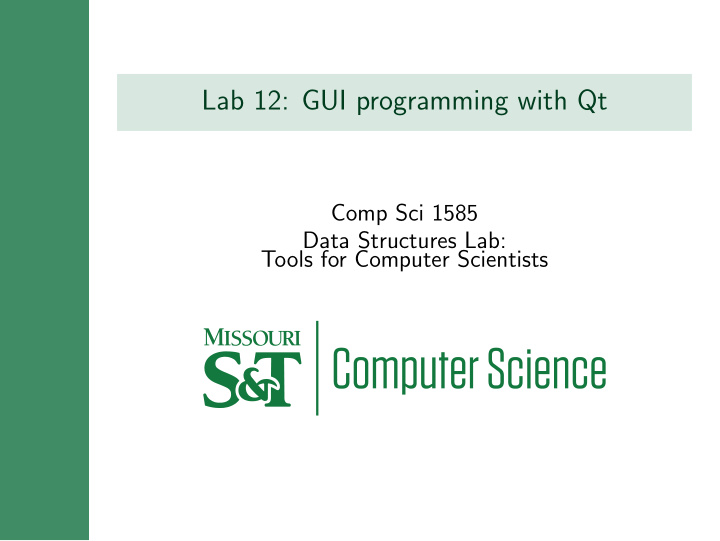lab 12 gui programming with qt