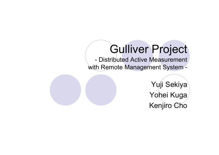 gulliver project