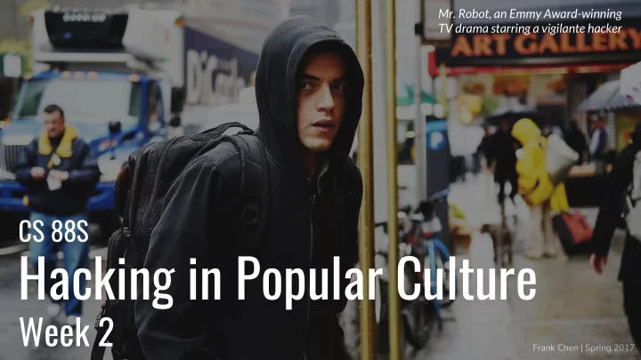 hacking in popular culture
