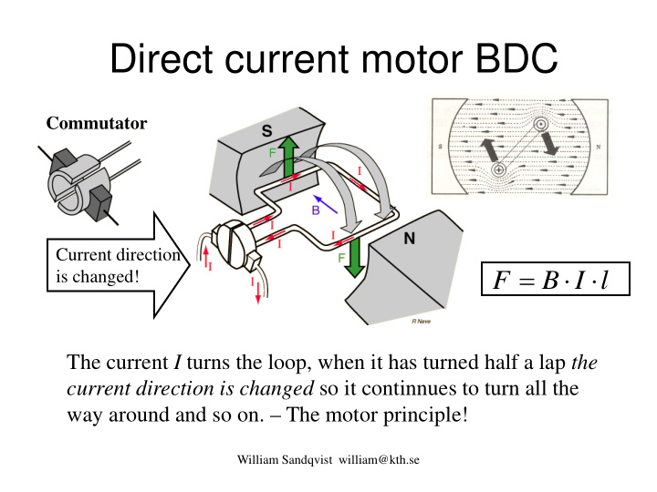 direct current motor bdc