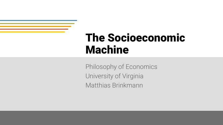 the socioeconomic