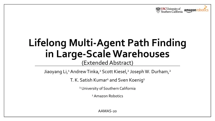 in large scale warehouses