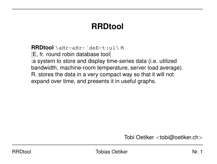 rrdtool