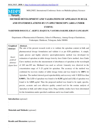 MOL2NET, 2018 , 4, http://sciforum.net/conference/mol2net-04  2  . Conclusions (optional)  .  .  .
