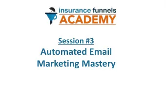 Marketing Mastery  Todays Training Will Help You  Training Overview  Email Marketing Myths