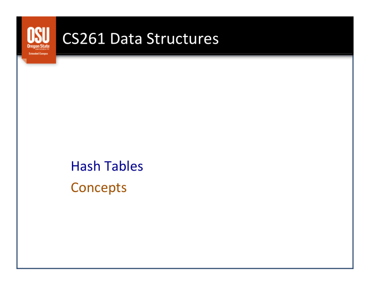 cs261 data structures