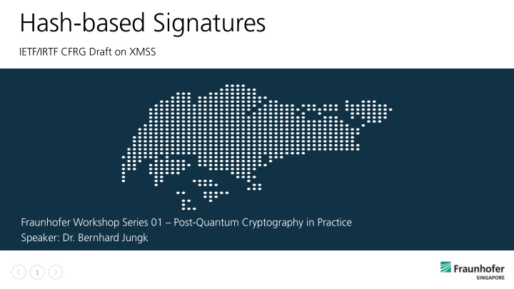 hash based signatures